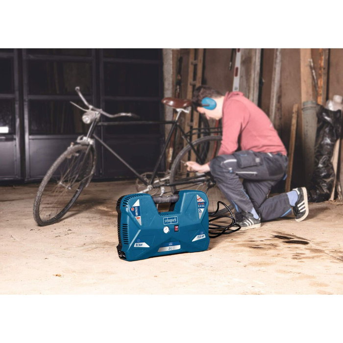 Scheppach AIR CASE Compresseur d'air portatif 1100 W 2 L 8 bars