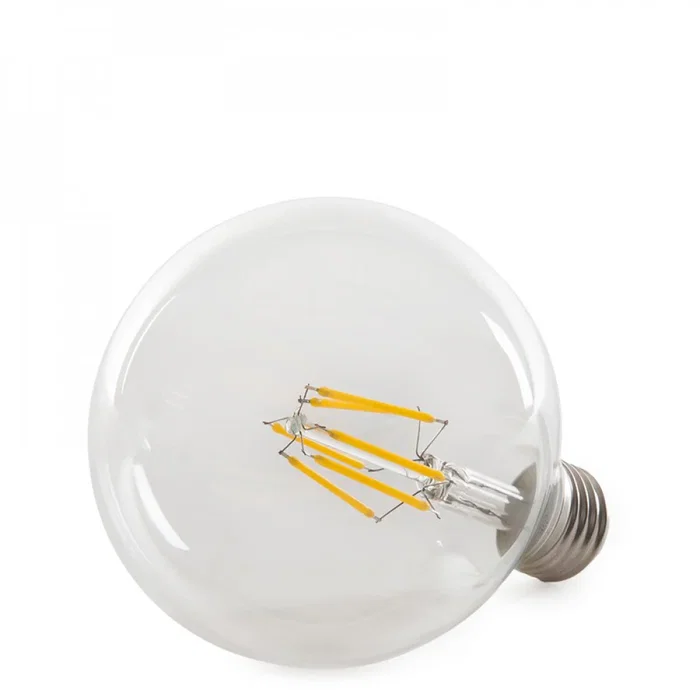 BX3-LIGHT Ampoule LED E27 6W 432Lm Filament G95 Blanc Extra Chaud 2000K 40000h, Design Vintage