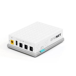 Salicru SPS NET2 Onduleur DC Compact avec batterie Lithium-Ion 10000 mAh, 4 ports DC et USB, 18W, pour routeurs et caméras IP
