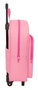 Safta - Sac à dos à roulettes Barbie 32x42x14cm - Pour enfant à partir de 3 ans - Grand modèle avec poignée télescopique et compartiments