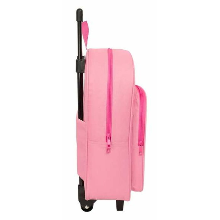 Cartable à roulettes Barbie Rose 32 x 42 x 14 cm