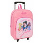 Cartable à roulettes Barbie Rose 32 x 42 x 14 cm