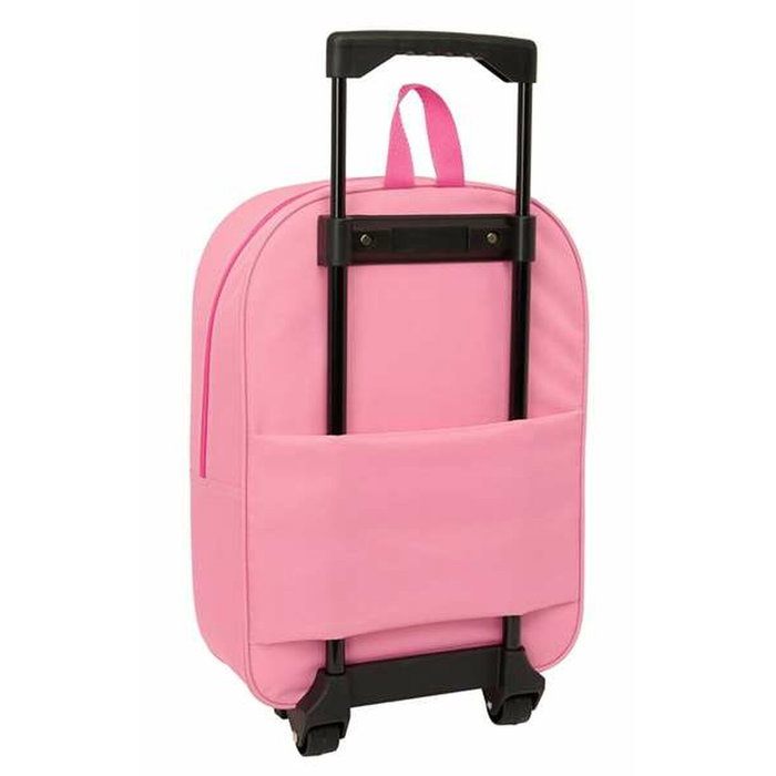 Cartable à roulettes Barbie Rose 32 x 42 x 14 cm