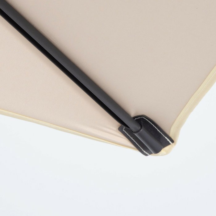 Aktive Parasol Crème Acier 200 x 230 x 125 cm