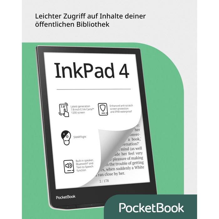 PocketBook InkPad 4 Stardust Silver