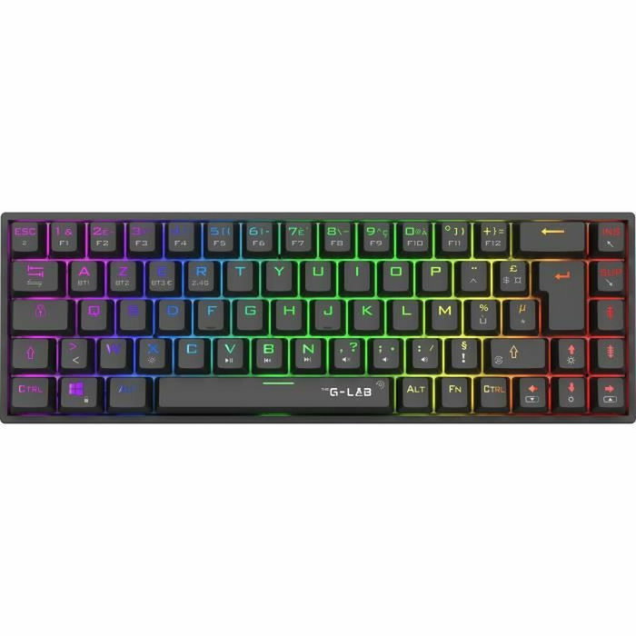 The G-Lab KEYZ TITAN Clavier Gamer Mécanique 65% Noir AZERTY