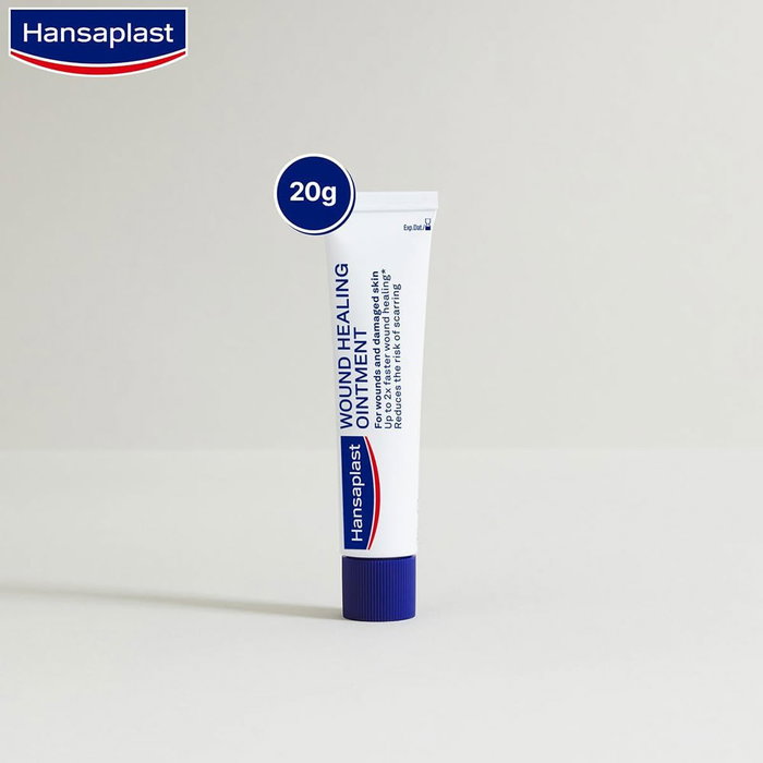 Hansaplast Pommade Cicatrisante pour Blessures et Peau Abîmée 20 g - Accélère la Guérison, Réduit le Risque de Cicatrices Hansaplast Pommade Cicatrisante pour Blessures et Peau Abîmée 20 g - Accélère la Guérison, Réduit le Risque de Cicatrices