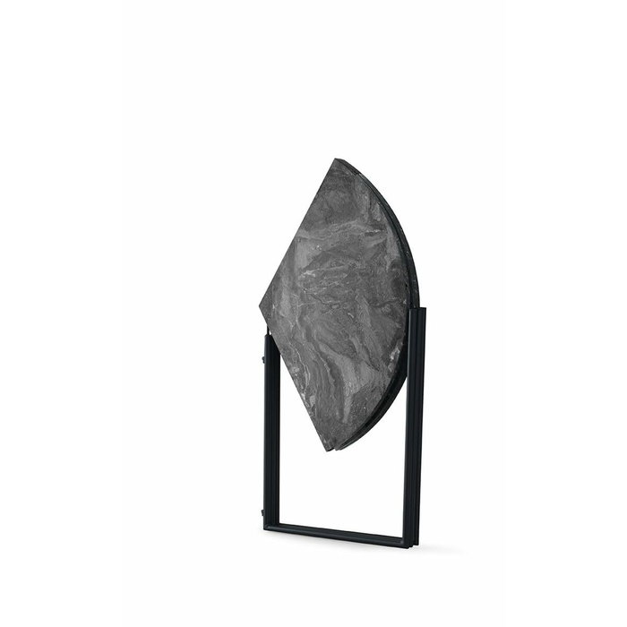 BigBuy Home Table de salle à manger YAPRAK ronde anthracite