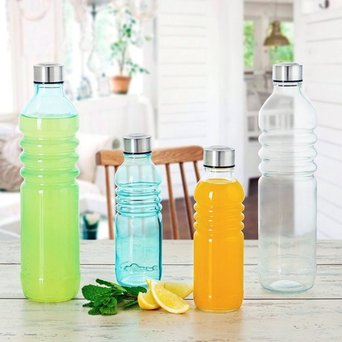 Quid Bouteille en Verre Fresh avec Bouchon 1,25 L