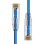 ProXtend Cable Ethernet CAT6 U/UTP CU 5m Bleu - Câble Réseau Ultra Fin avec Conducteur en Cuivre Pur et Gainage LSZH, Compatible PoE++