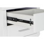 Bureau DKD Home Decor Blanc Argenté Métal Bois MDF 120 x 55 x 76 cm