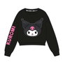 Cerdá Sudadera Cotton Brushed Hello Kitty Kuromi Noir 12 Ans