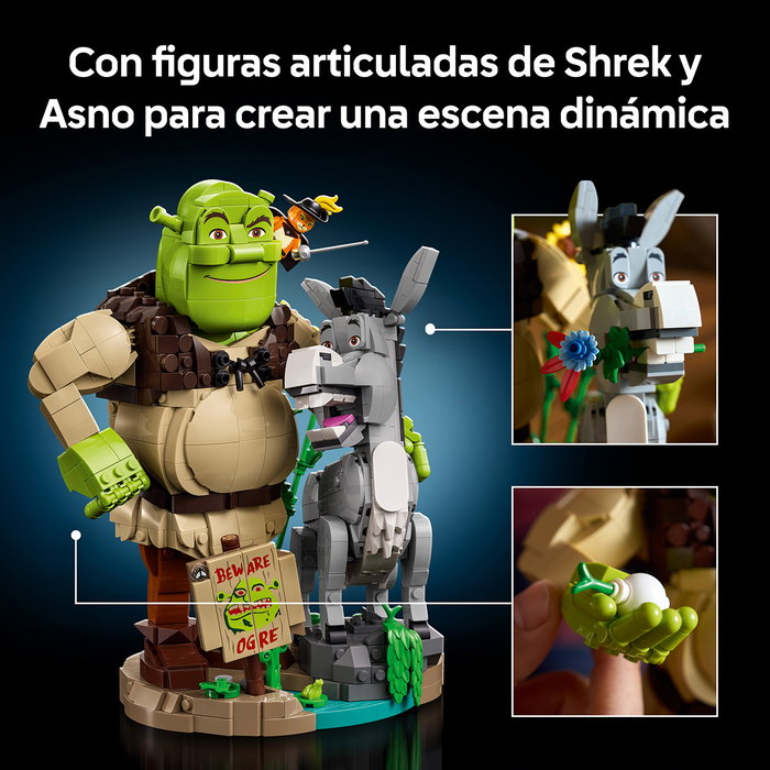 LEGO Shrek, l'Âne et le Chat Potté
