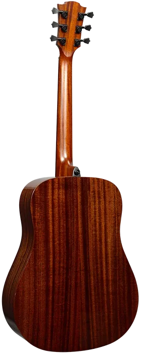 LAG Guitare Acoustique Dreadnought Édition Limitée Red Burst