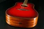 LAG Guitare Acoustique Dreadnought Édition Limitée Red Burst