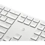 HP - Ensemble Clavier Souris sans fil 650 - AZERTY Blanc - Clavier et souris ergonomiques pour productivité et confort