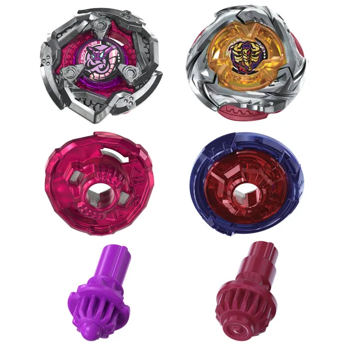 Beyblade X Dual Pack Spear Scorpio 0-70Z UX et Tail Viper 3-85LO BX Beyblade X Dual Pack Spear Scorpio 0-70Z UX et Tail Viper 3-85LO BX