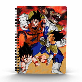 Sd toys Libreta effet 3D Goku vs Vegeta Dragon Ball Z