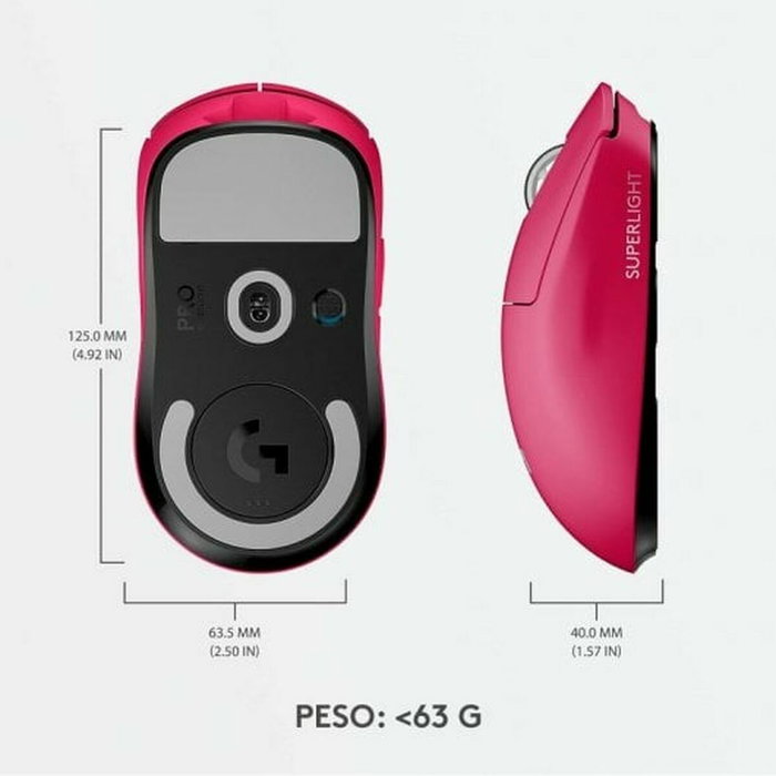Logitech G Pro X Superlight 2 Lightspeed Magenta Logitech G Pro X Superlight 2 Lightspeed Magenta