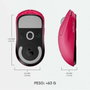 Logitech G Pro X Superlight 2 Lightspeed Magenta