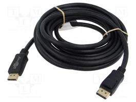 GOOBAY Câble DisplayPort 2.0, 5m, Noir