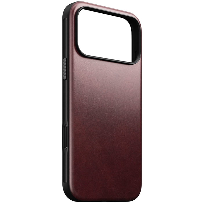 Nomad Modern Leather Case iPhone 17 Pro Max Burgundy Horween Nomad Modern Leather Case iPhone 17 Pro Max Burgundy Horween