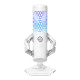 ASUS ROG Carnyx Micro USB Blanc - Microphone de jeu - Réf. 90YH03Z0-BAUA10
