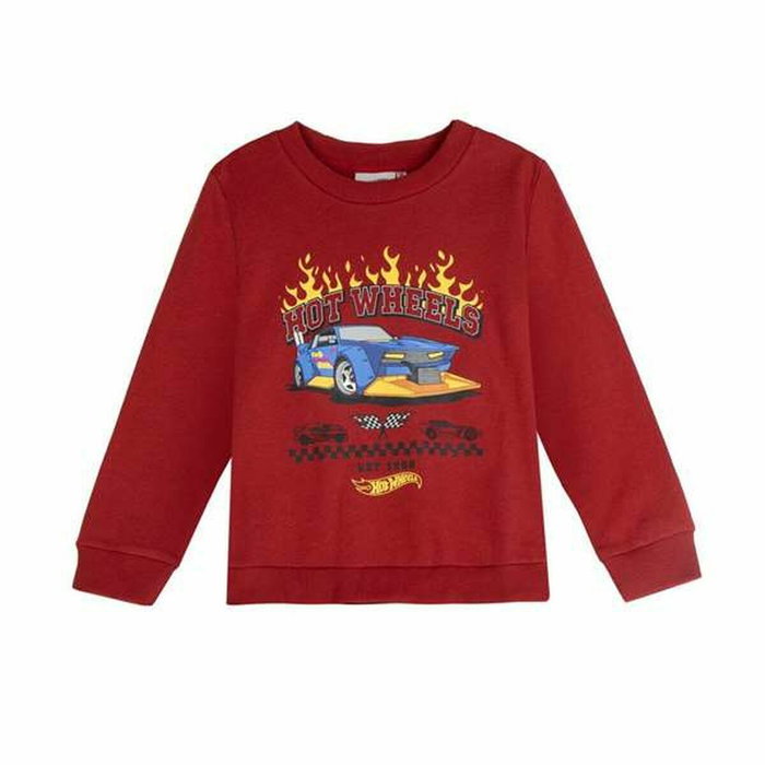 Sweat-shirt Enfant Hot Wheels Rouge foncé