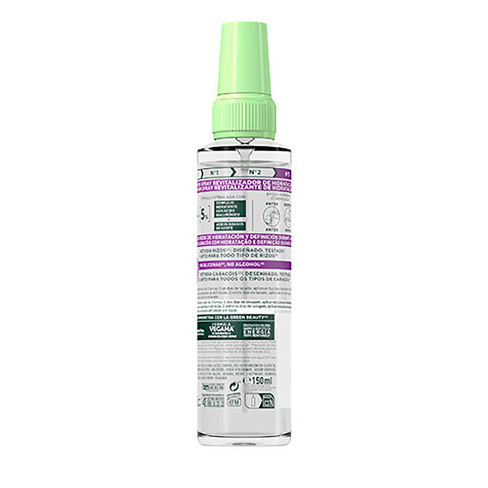 Garnier MÉTHODE RIZO N°3 Sérum Spray Cheveux Bouclés - Hydratation et Définition Durable, 150 ml