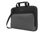 Targus Work-In Essentials Housse pour ordinateur portable 14 pouces - Noir et Gris - Poliuréthane et Polyester