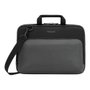 Targus Work-In Essentials Housse pour ordinateur portable 14 pouces - Noir et Gris - Poliuréthane et Polyester