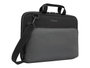 Targus Work-In Essentials Housse pour ordinateur portable 14 pouces - Noir et Gris - Poliuréthane et Polyester