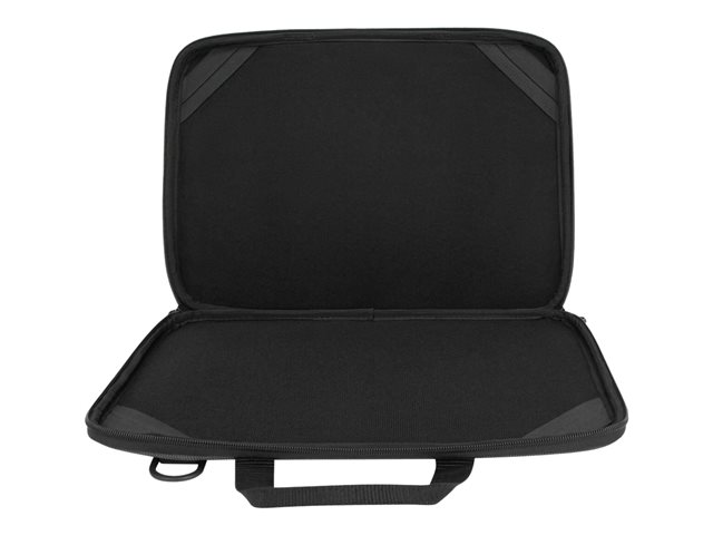 Targus Work-In Essentials Housse pour ordinateur portable 14 pouces - Noir et Gris - Poliuréthane et Polyester