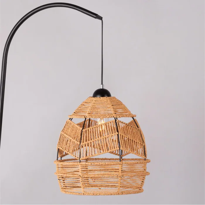 Miri SKD-F1002 Lampe sur pied design moderne avec culot LED E27 pour salon, chambre ou restaurant (lumière chaude, froide, neutre, RGB, CCT)