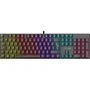 The G-Lab KEYZ RADIUM Clavier gamer mécanique 100% Switch rouge Rainbow