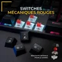 The G-Lab KEYZ RADIUM Clavier gamer mécanique 100% Switch rouge Rainbow