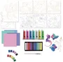 Sycomore - Coffret Multi-activités Artissimo XXL - Aquarelle, Pastels Secs, Peinture Acrylique - 12 Tableaux Féériques - À partir de 7 ans