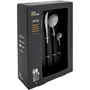 Cosy & Trendy Set de couverts Julia 16 pcs - Noir