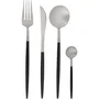 Cosy & Trendy Set de couverts Julia 16 pcs - Noir