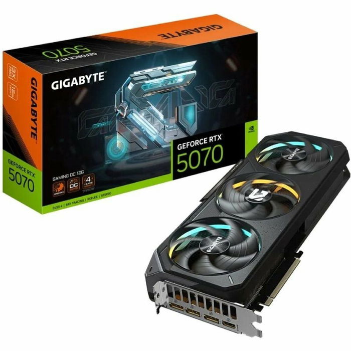 Carte Graphique Gigabyte 9VN5070GO-00-G10 nvidia geforce rtx 5070 12 GB GDDR6 Carte Graphique Gigabyte 9VN5070GO-00-G10 nvidia geforce rtx 5070 12 GB GDDR6