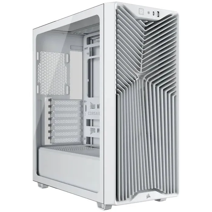 Corsair 3200D RS Boîtier PC Moyen Tour Blanc - 3 Ventilateurs RS120 - Compatible Carte Mère Connexion Inversée - USB Type-C Corsair 3200D RS Boîtier PC Moyen Tour Blanc - 3 Ventilateurs RS120 - Compatible Carte Mère Connexion Inversée - USB Type-C