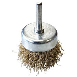 Haukka Brosse métallique en forme de tasse Ø50mm axe 6mm