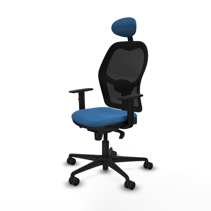 Piqueras y Crespo Chaise de Bureau avec Appui-tête 1D036N1 Bleu clair Piqueras y Crespo Chaise de Bureau avec Appui-tête 1D036N1 Bleu clair