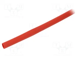 BBC CELLPACK Tuyau thermorétractable rouge 6,4mm 2:1