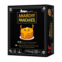 Asmodee DOBAP08BRES Jeu de Cartes Dobble Anarchy Pancakes Édition Multilingue Espagnol/Portugais