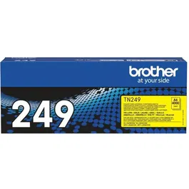 Brother TN249Y - Toner jaune très haute capacité 4000 pages pour imprimantes laser couleur HL-L8230CDW, HL-L8240CDW, MFC-L8340CDW, MFC-L8390CDW