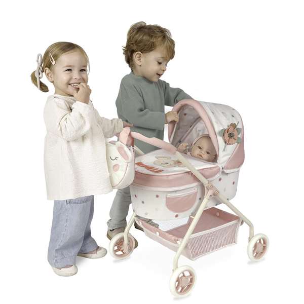 Decuevas Mi primer coche de muñeca koala avec bolso riñonera pour poupées jusqu'à 42 cm - 35x50x56 cm Métal Plastique Polyester