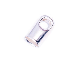 Innspiro Terminal métallique tube anilla argenté 3,7x7,0mm