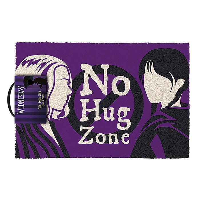 Pyramid Felpudo Wednesday No Hug Zone 60x40x1,5 cm Tapis de sol Netflix Pyramid Felpudo Wednesday No Hug Zone 60x40x1,5 cm Tapis de sol Netflix