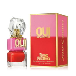 Juicy Couture Oui Eau de Parfum pour Femme, flacon de 50 ml, fragrance florale et fruitée